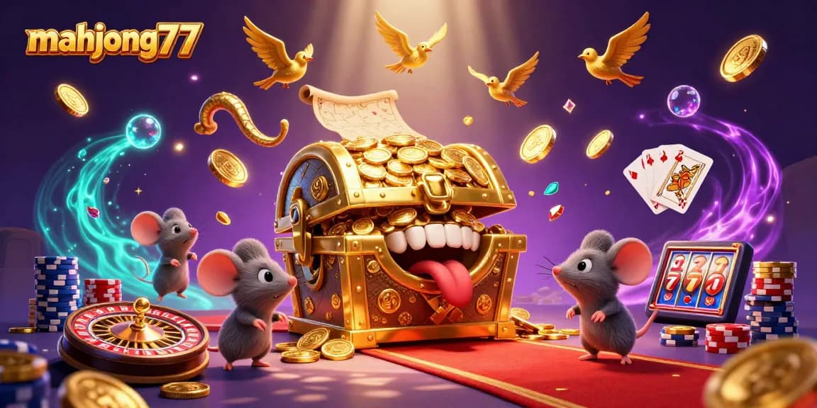 Engage with mahjong777's thrilling slot experience featuring golden treasures and vibrant gaming elements.