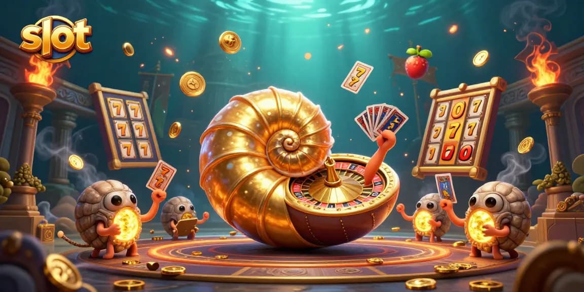 Menangkan jackpot dalam permainan slot dengan karakter unik dan elemen menarik di latar belakang yang mempesona.