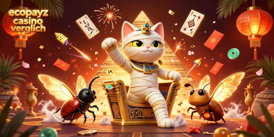 Experience the exciting ecopayz casino vergleich with dynamic characters and gaming elements in a vibrant scene.