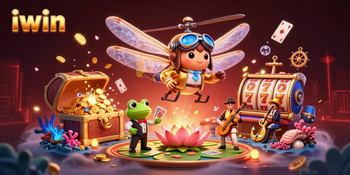 Experience thrilling action in the iwin casino with colorful gaming elements and vibrant characters.