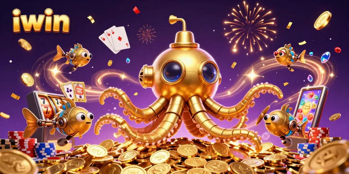 Spin the reels at iwin with vibrant 3D animations showcasing golden jackpots and lucky symbols.