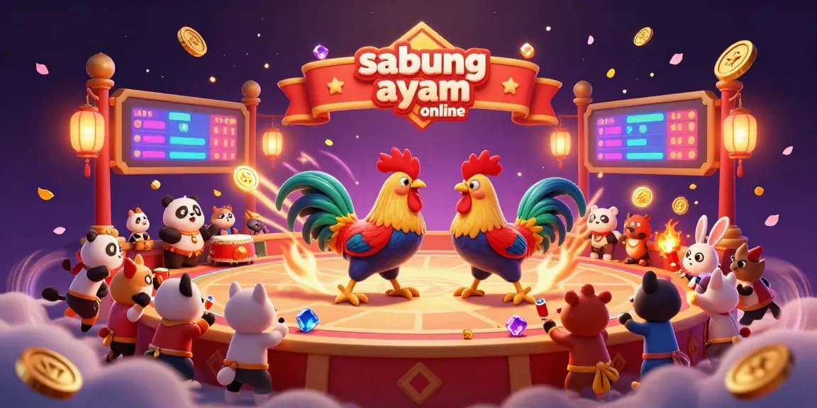 Experience thrilling sabung ayam online action with vibrant characters in an electrifying arena.