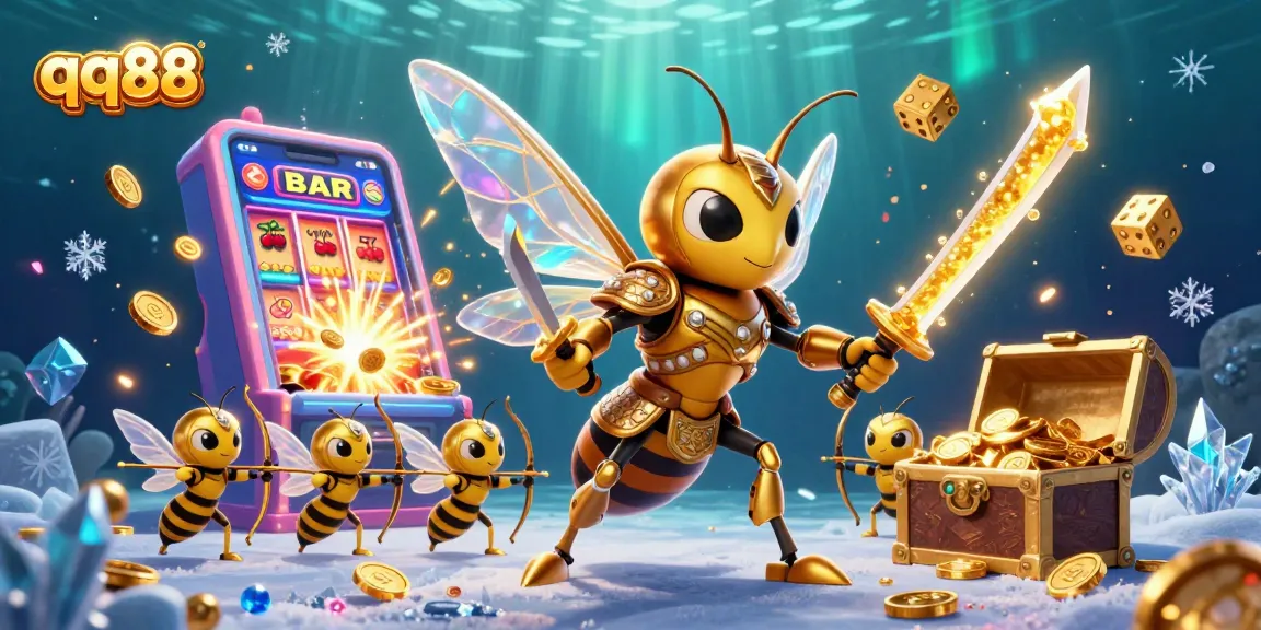 Experience sensational gambling action with qq88's vibrant 3D casino illustration showcasing epic jackpots and gaming excitement.