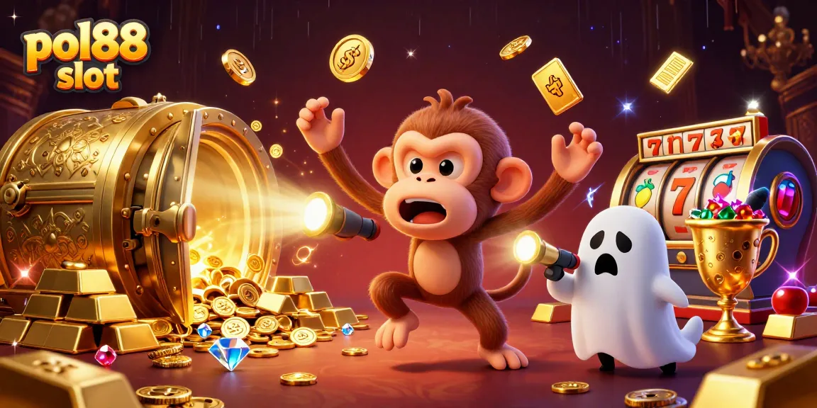 Mainkan slot pol88 dengan hantu menggemaskan dan benda berharga yang berkelap-kelip.