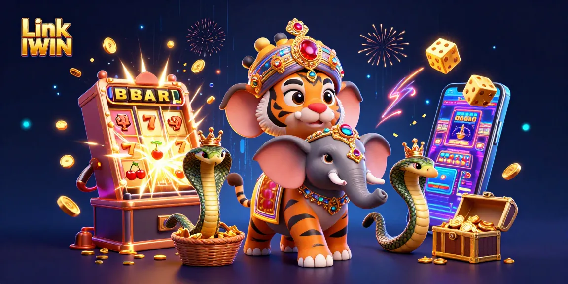 Engage with thrilling gameplay at Link IWIN featuring a vibrant 3D casino scene.