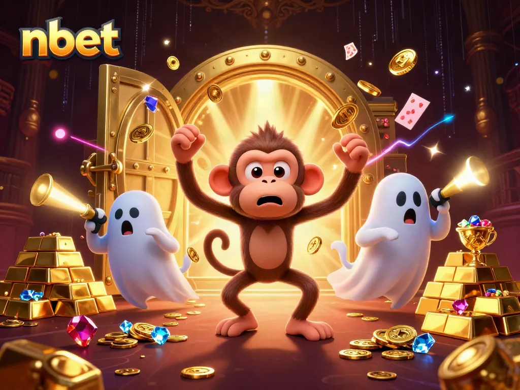 Play exciting games at nbet's haunted casino featuring gold treasures and dynamic characters.