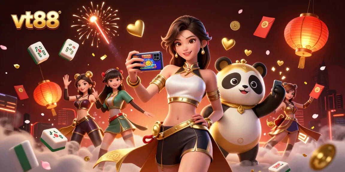 Experience vt88 with an engaging Asian online casino scene featuring games and fun elements.