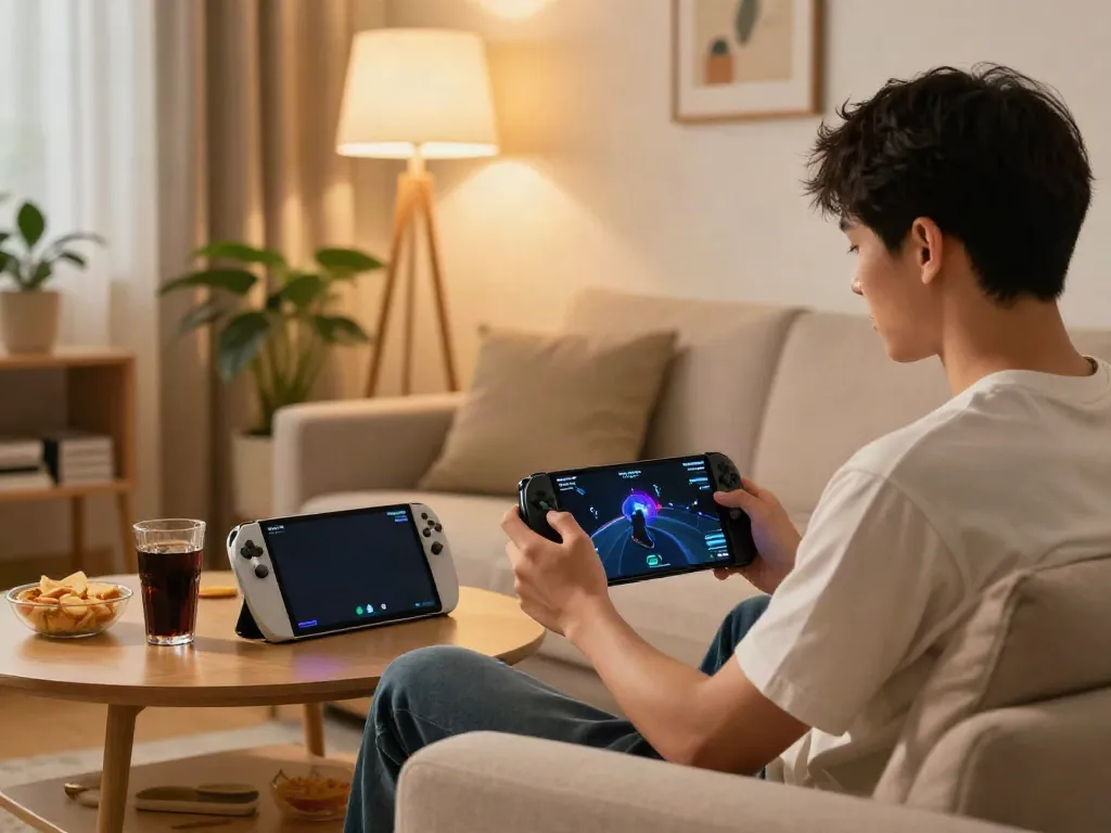 Engaging scene of player enjoying Yono Games on a smartphone