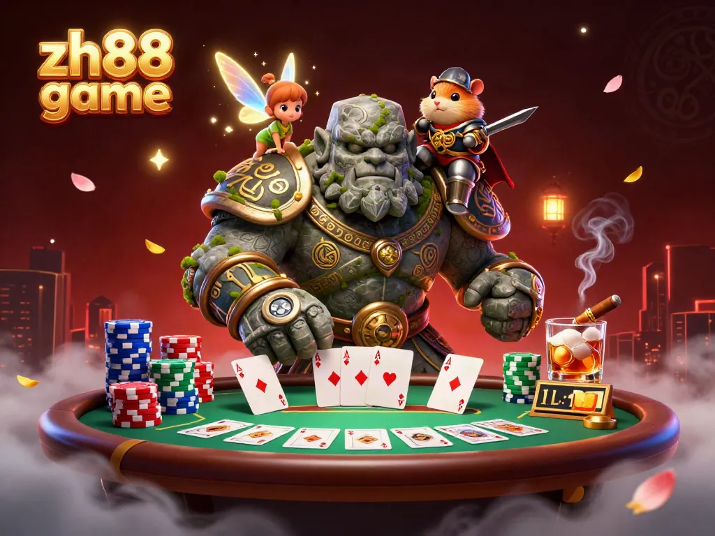 Engage in thrilling gameplay with the zh88 game, featuring unique characters and rich casino elements.