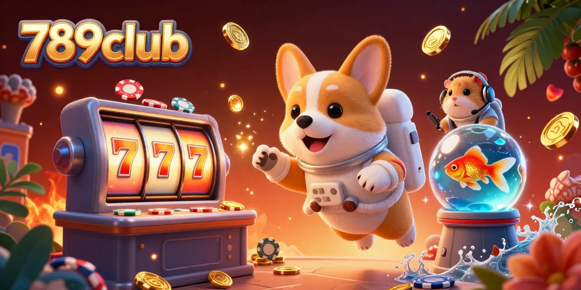 Experience thrilling gaming with 789club's exciting 3D casino illustration featuring vibrant visuals.