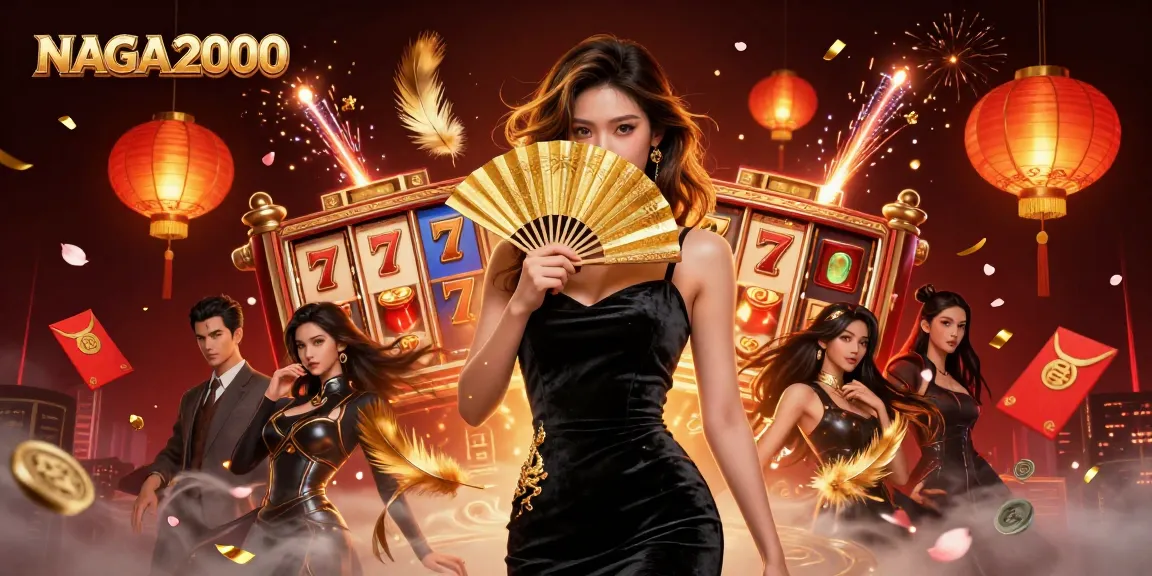 NAGA2000 menampilkan suasana kasino Asia yang hidup dengan gulungan slot yang menarik dan elemen dinamis.