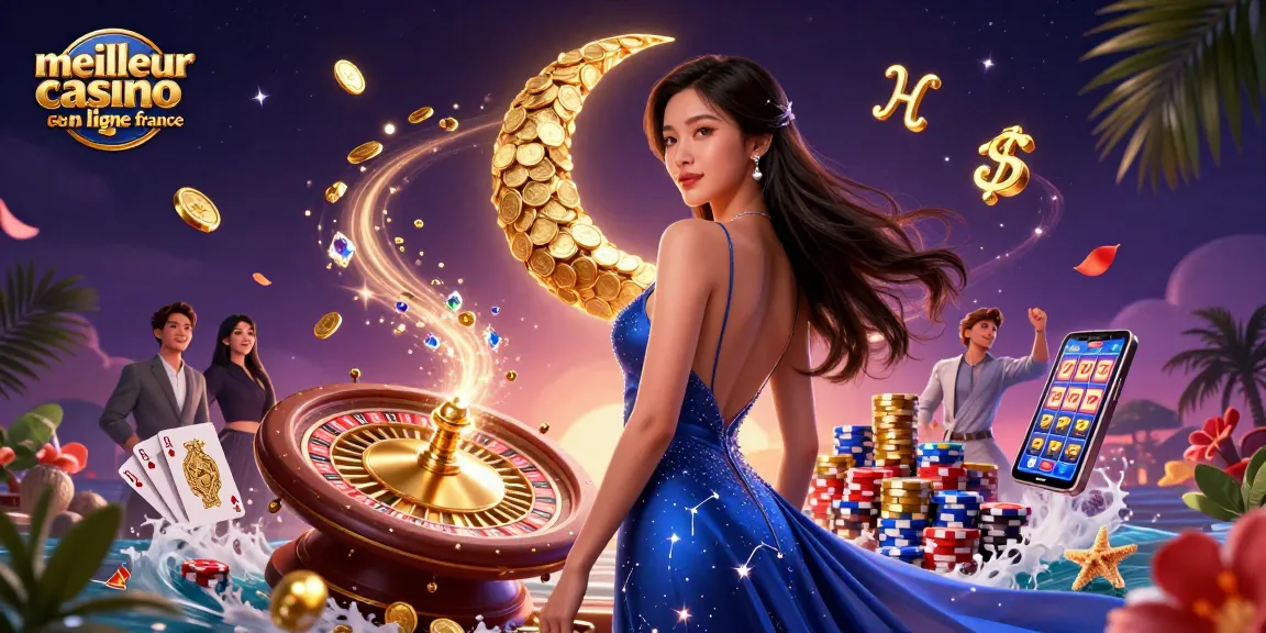 Découvrez l'excitation au meilleur casino en ligne France avec des paris dynamiques au milieu de pièces volantes et de jeux tournants.