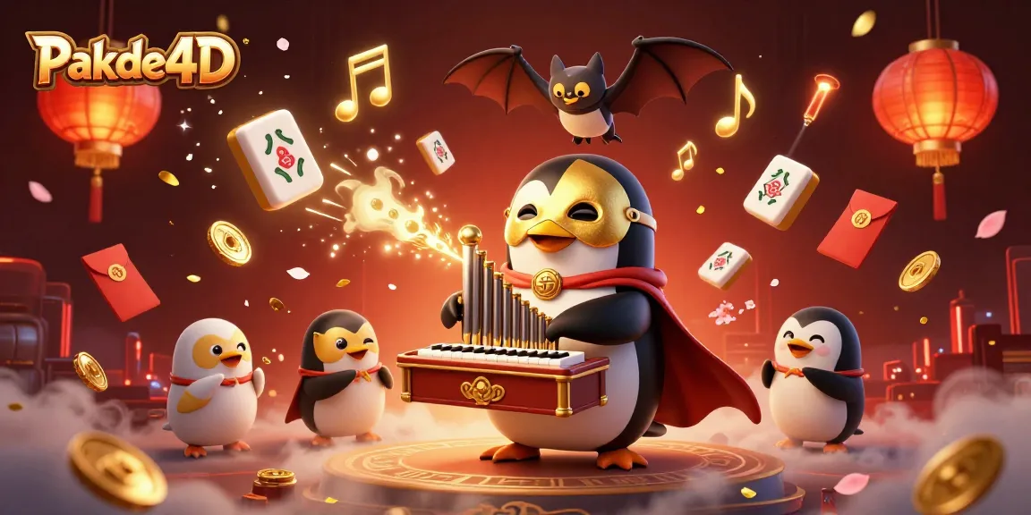 Experience the thrill of Pakde4D with golden coins raining from the organ, enhancing your gaming adventure.