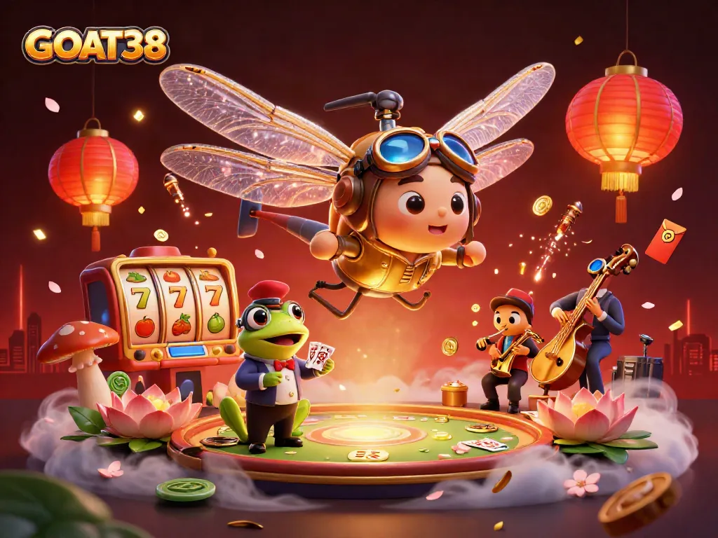 Experience the thrilling action at GOAT38 casino with vibrant slots, cards, and lively performances.