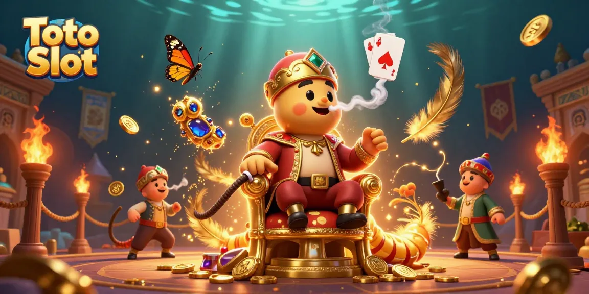 Toto Slot offers thrilling gameplay with dynamic visuals of slots, emphasizing vibrant casino energy.