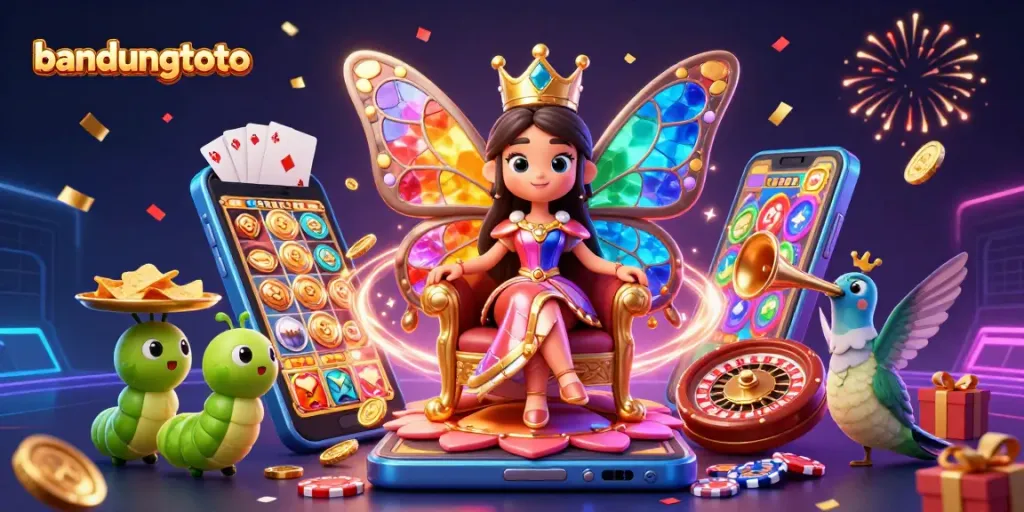 bandungtoto mainkan permainan slot gacor dengan ratu kupu-kupu dan chip emas melimpah.