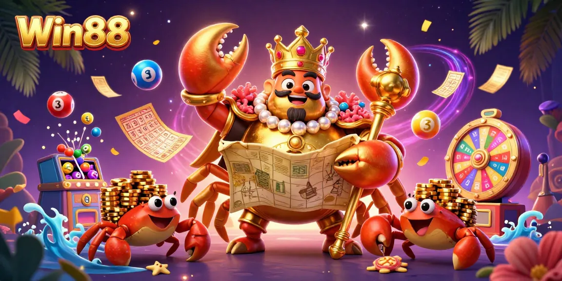 Win88 engages players with vibrant lottery action, featuring colorful balls and exciting prizes.