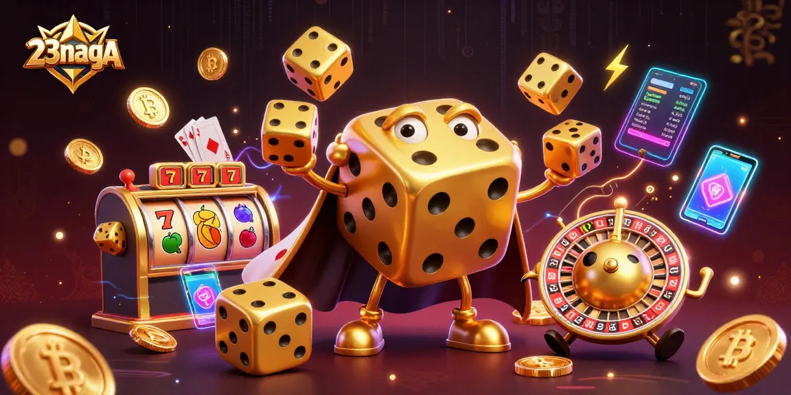 Experience thrilling 23naga gaming with vibrant visuals of online slots, jackpots, and crypto action.