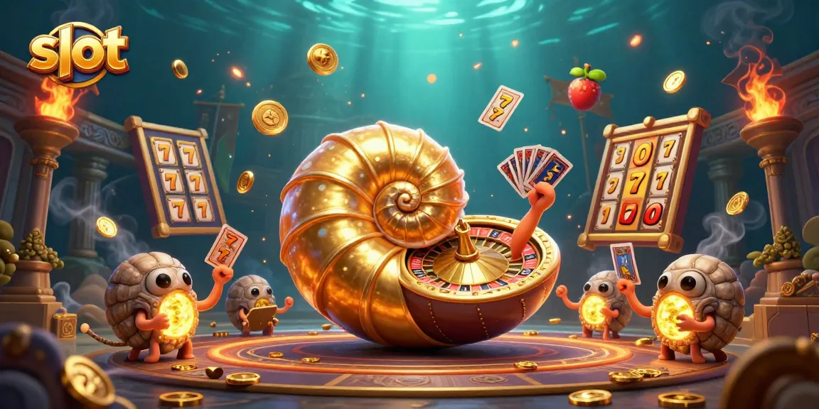 Menangkan jackpot dalam permainan slot dengan karakter unik dan elemen menarik di latar belakang yang mempesona.