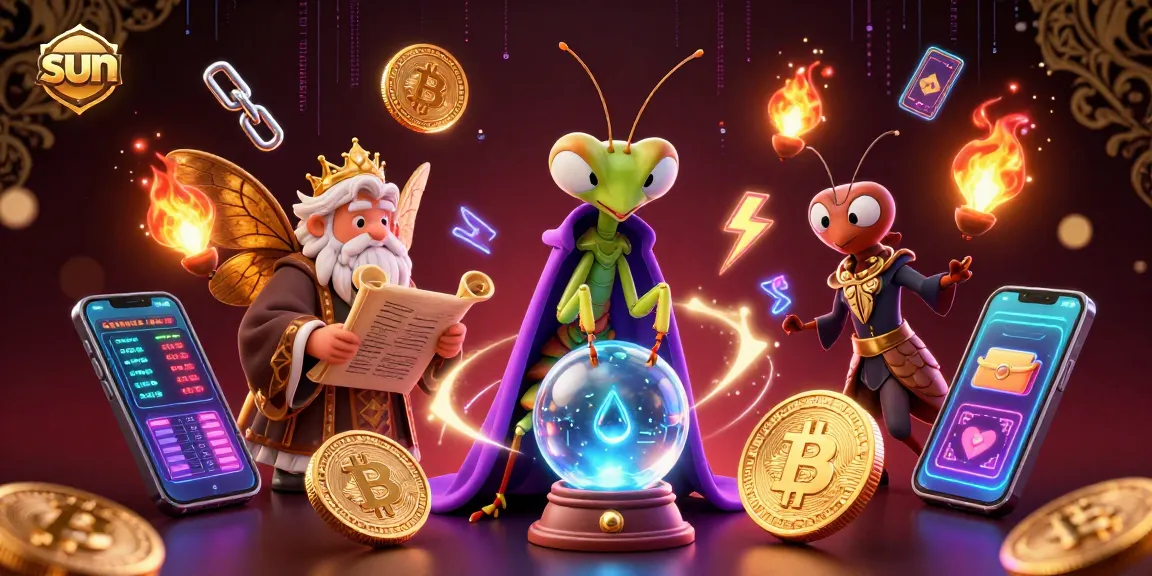 Bet on sun-themed games with vibrant casino characters in a dynamic 3D illustration.
