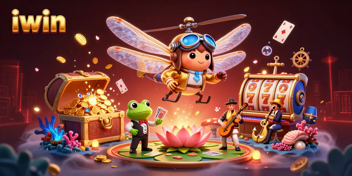 Experience thrilling action in the iwin casino with colorful gaming elements and vibrant characters.