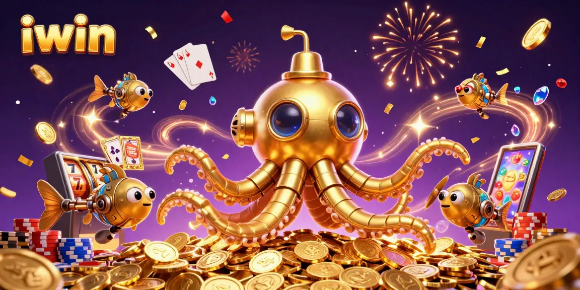 Spin the reels at iwin with vibrant 3D animations showcasing golden jackpots and lucky symbols.