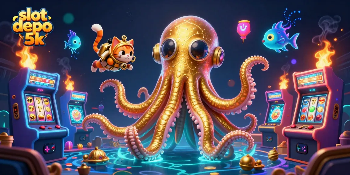 Experience exciting gameplay with slot depo 5k showcasing a vibrant 3D casino adventure featuring unique characters.